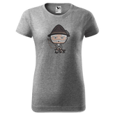 Da Oid Sinzer Goaƒlschnoizer T Shirt Damen Grau Meliert Schlossberg Front